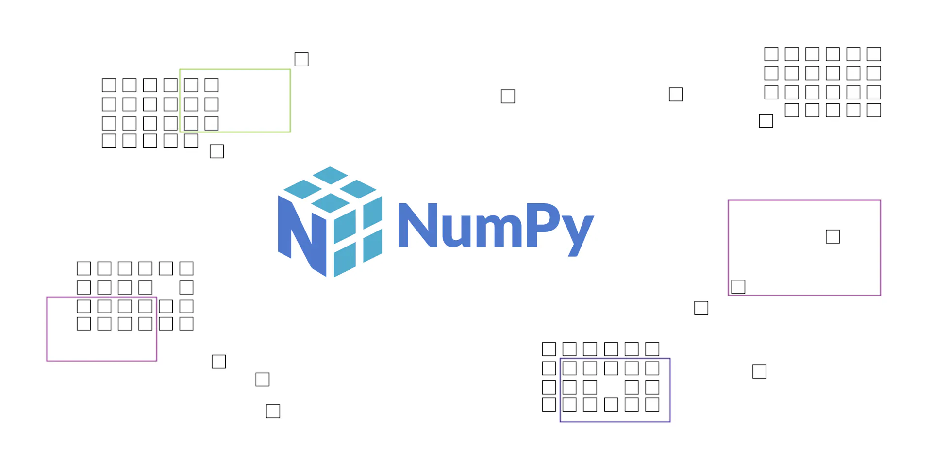 NumPy Logo retrieved from Wikipedia Commons